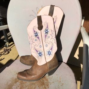 Cowgirl boots , leather, in great condition